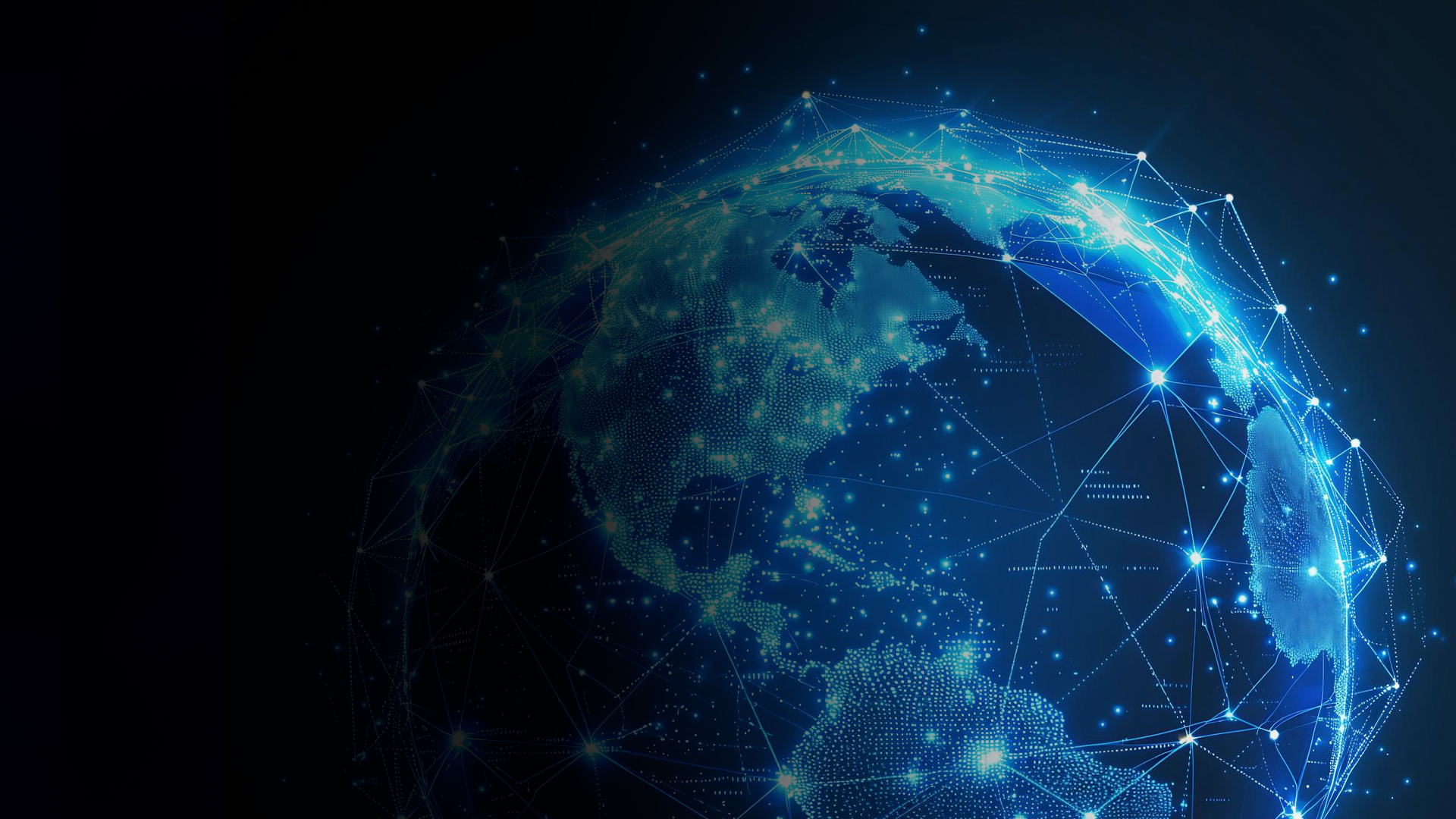 Mãe segurando um bebê observando um cérebro digital